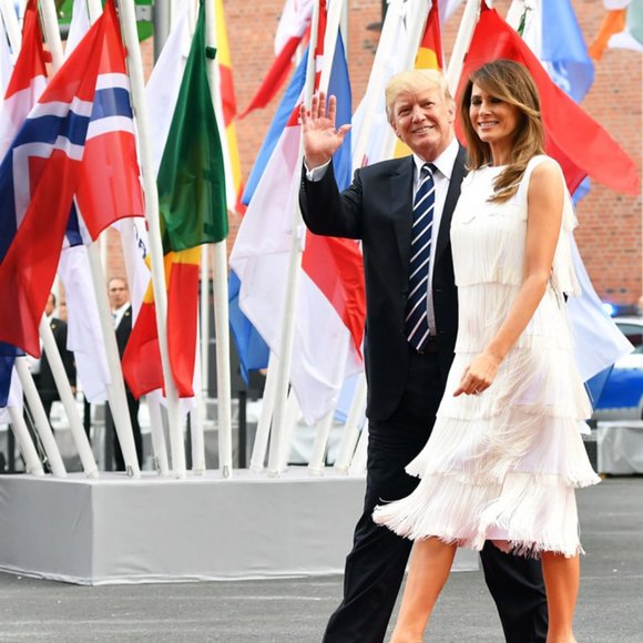Tiered Fringe Flapper White Dress - Picture 4 of 6